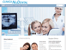 Tablet Screenshot of clinicanudental.com